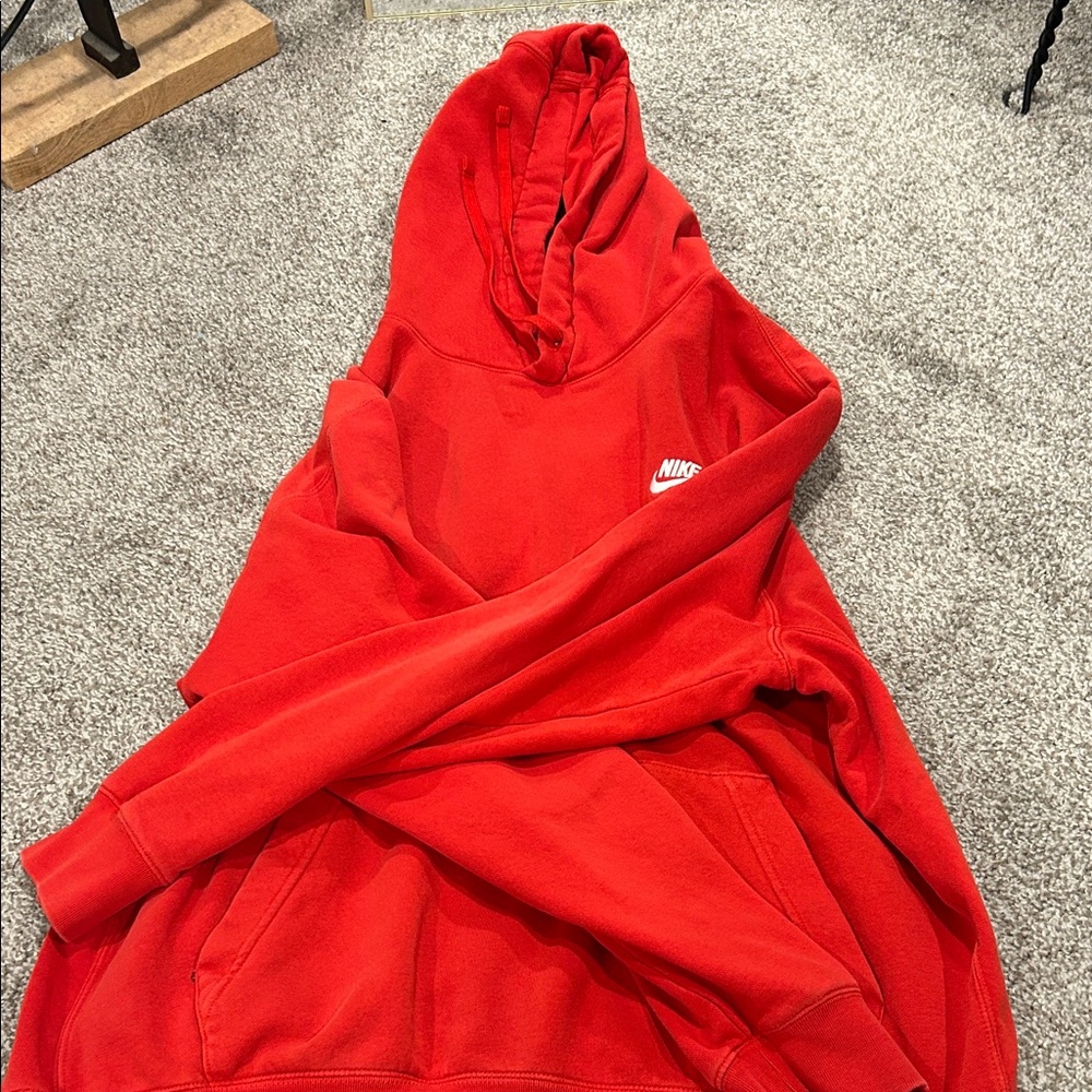 Nike Bold Red Pullover Hoodie